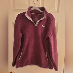 Llbean quarter snap sweater